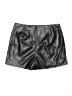 7 For All Mankind 100% Polyurethane Metallic Black Skort Size L - photo 2