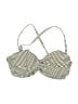 H&M Stripes Ivory Swimsuit Top Size M - photo 1
