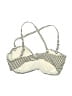 H&M Stripes Ivory Swimsuit Top Size M - photo 2