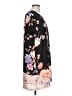 Signature Studio 100% Polyester Print Black Casual Dress Size L - photo 4