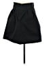 Theory 100% Polyester Solid Black Casual Skirt Size 2 - photo 2