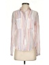 Cloth & Stone Stripes Pink Long Sleeve Blouse Size XS - photo 1