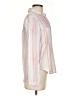 Cloth & Stone Stripes Pink Long Sleeve Blouse Size XS - photo 4