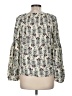 Hinge 100% Viscose Ivory 3/4 Sleeve Blouse Size M - photo 2