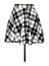 Rainbow Plaid Gray Casual Skirt Size L - photo 2