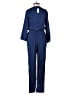 W118 by Walter Baker 100% Polyester Solid Blue Jumpsuit Size XS - photo 2