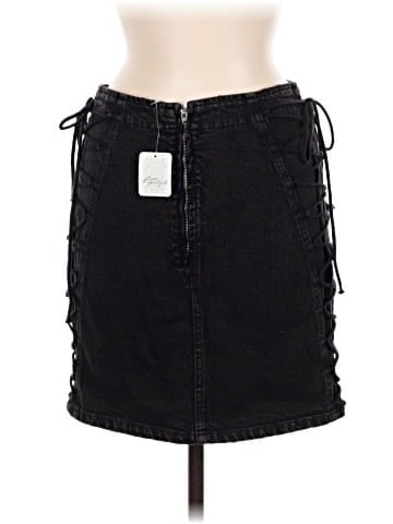 Free People Denim Skirt (view 2)