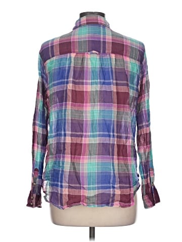 American Eagle Outfitters Long Sleeve Button-Down Shirt (view 2)