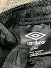Umbro 100% Nylon Solid Black Athletic Shorts Size 2 - photo 3
