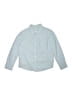 Primary Clothing Solid Blue Long Sleeve Button-Down Shirt Size 8 - 9 - photo 1
