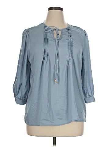 NY Collection 3/4 Sleeve Blouse (view 1)
