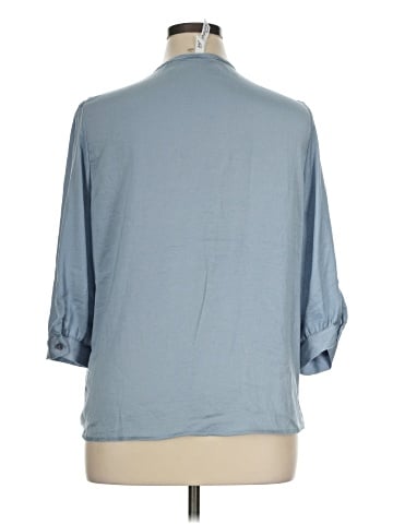 NY Collection 3/4 Sleeve Blouse (view 2)