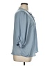 NY Collection 100% Polyester Blue 3/4 Sleeve Blouse Size 1X - photo 4
