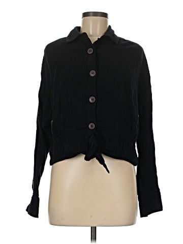 Free People Long Sleeve Button-Down Shirt (view 1)
