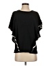 Milano Black Short Sleeve Blouse Size S - photo 1