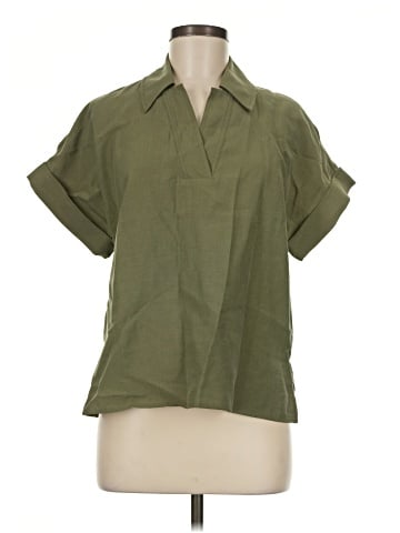 Banana Republic Factory Store Short Sleeve Blouse (view 1)