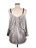 Sky Silver Sleeveless Blouse Size M - photo 2