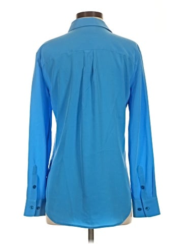 Equipment Long Sleeve Silk Top (view 2)