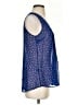 Daniel Rainn 100% Polyester Stars Blue Sleeveless Blouse Size S - photo 4