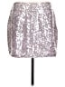pretty garbage 100% Polyester Metallic Purple Silver Formal Skirt Size L - photo 1