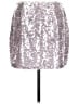 pretty garbage 100% Polyester Metallic Purple Silver Formal Skirt Size L - photo 2