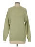 Pull&Bear Solid Green Pullover Sweater Size S - photo 1