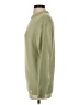 Pull&Bear Solid Green Pullover Sweater Size S - photo 5