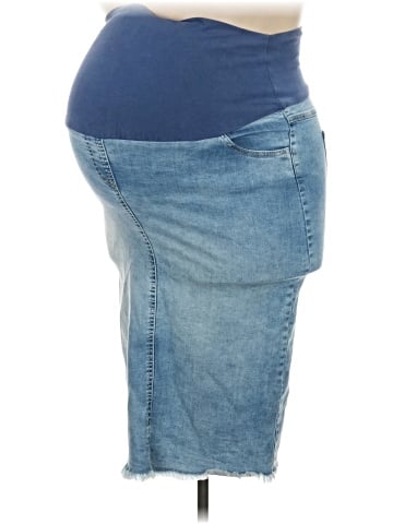 Avishag Arbel Maternity Denim Skirt (view 1)
