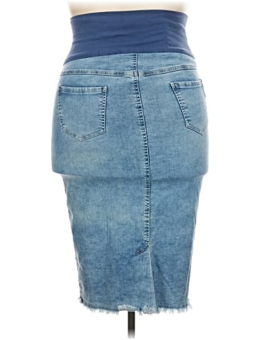 Avishag Arbel Maternity Denim Skirt (view 2)
