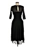 Sangria 100% Polyester Black Cocktail Dress Size 6 - photo 2