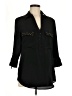 Sofia by Sofia Vergara 100% Polyester Black 3/4 Sleeve Blouse Size M - photo 1