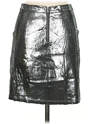 Alice + Olivia Leather Skirt (view 2)