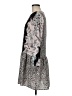 BCBGMAXAZRIA 100% Polyester Paisley Gray Casual Dress Size M - photo 5