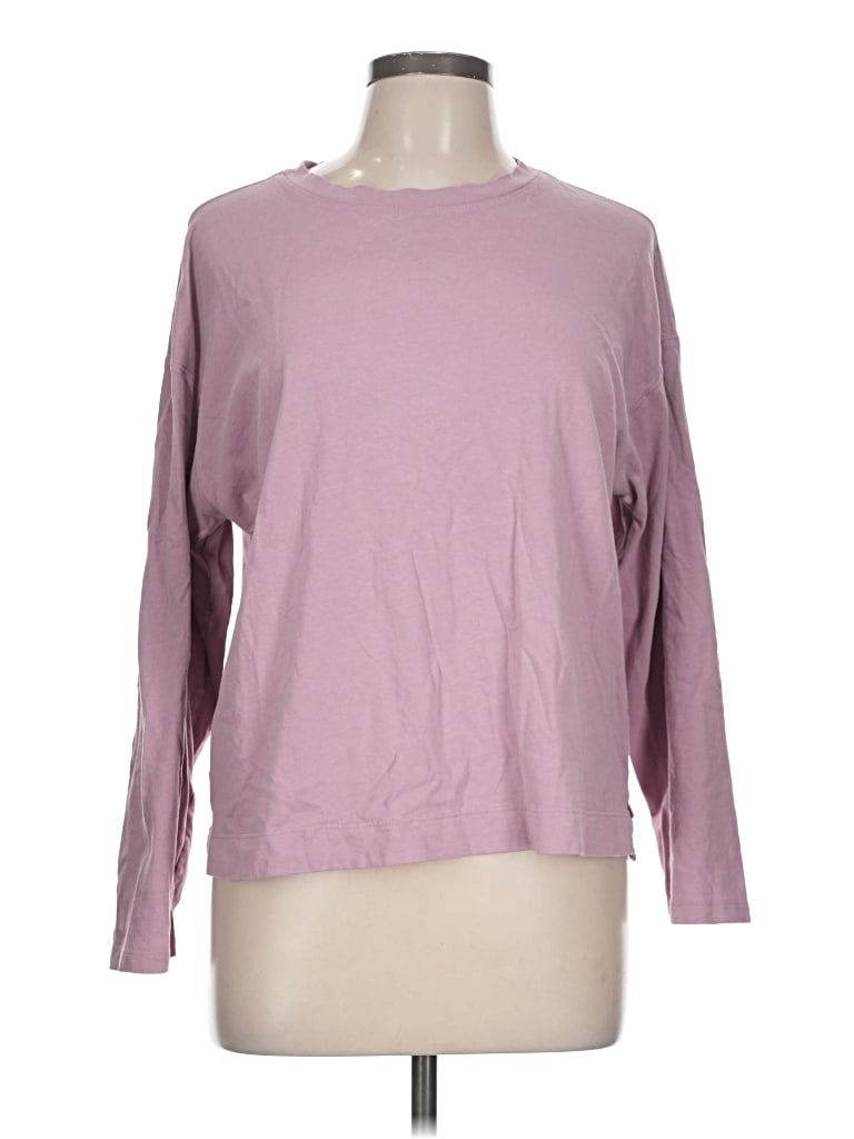 Pre-owned Old Navy Long Sleeve T-shirt In Purple