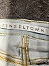 Tinseltown Silver Denim Shorts Size 20 - photo 3
