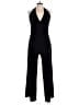 Shape FX Solid Black Jumpsuit Size L - photo 1
