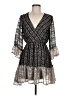 Blue Rain 100% Polyester Paisley Gray Casual Dress Size M - photo 1
