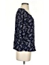 Hinge 100% Rayon Blue 3/4 Sleeve Blouse Size XS - photo 4
