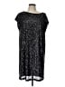 Mystree 100% Polyester Stars Silver Cocktail Dress Size L - photo 1