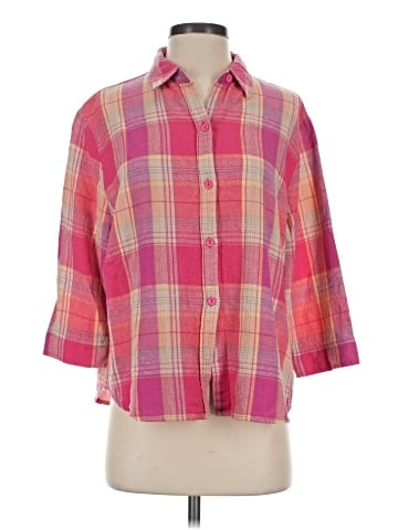 Southern Lady 3/4 Sleeve Button-Down Shirt (view 1)