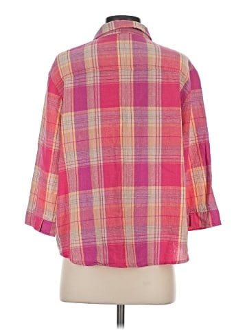 Southern Lady 3/4 Sleeve Button-Down Shirt (view 2)