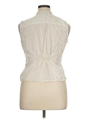 SONOMA life + style Sleeveless Button-Down Shirt (view 2)
