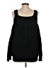 Honey Punch 100% Acrylic Black Pullover Sweater Size S - photo 2