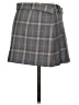 MNG Plaid Gray Casual Skirt Size 2 - photo 2