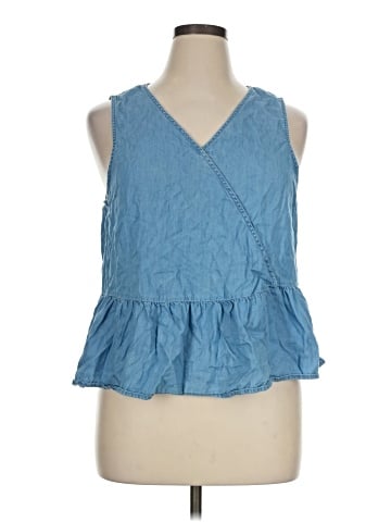 a.n.a. A New Approach Sleeveless Blouse (view 1)