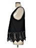 Lucca Couture 100% Polyester Black Sleeveless Blouse Size L - photo 5