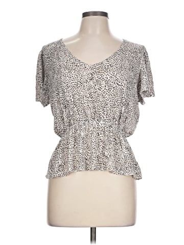 Lucky Brand Short Sleeve Blouse (view 1)