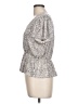 Lucky Brand Silver Short Sleeve Blouse Size L - photo 5