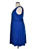 David's Bridal Solid Blue Cocktail Dress Size 14 - photo 5
