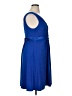 David's Bridal Solid Blue Cocktail Dress Size 14 - photo 4
